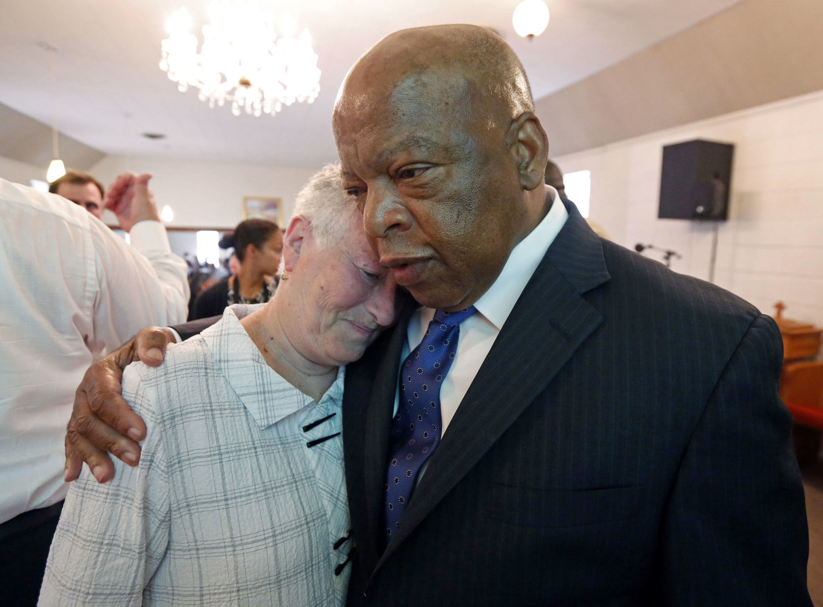 Meeting widow of murdered civil rights workers